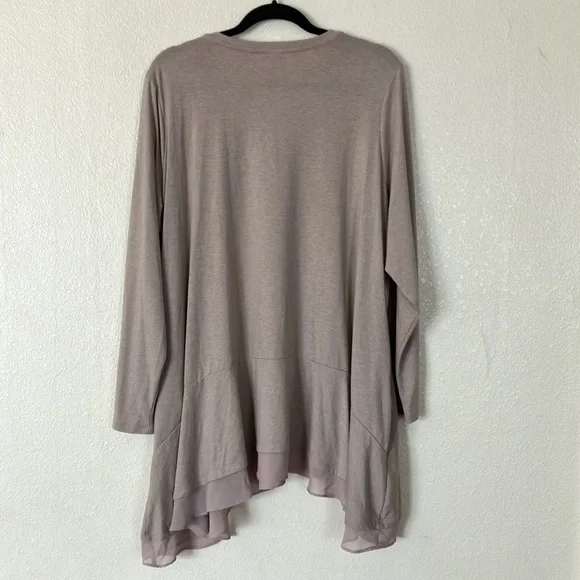 LOGO Lounge by Lori Goldstein Jersey Knit Top, 2X - Picture 7 of 7